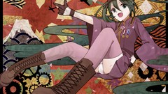 Hatsune miku vocaloid Japanese clothes Senbon Zakura (Vocaloid)