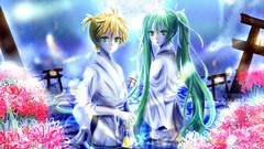 Hatsune miku vocaloid kagamine len