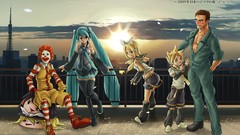 Hatsune miku vocaloid kagamine len kagamine rin