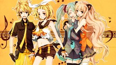 Hatsune miku vocaloid kagamine len kagamine rin fantasy art SeeU