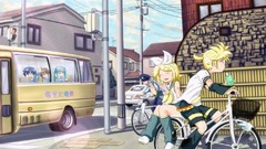 Hatsune miku vocaloid kagamine len kagamine rin meiko