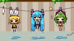 Hatsune miku vocaloid kagamine rin detached sleeves Megpoid Gumi