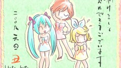 Hatsune miku vocaloid kagamine rin meiko