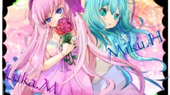 Hatsune miku vocaloid megurine luka