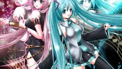 Hatsune miku vocaloid megurine luka detached sleeves