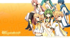 Hatsune miku vocaloid megurine luka kagamine len kagamine rin 