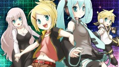 Hatsune miku vocaloid megurine luka kagamine len kagamine rin 