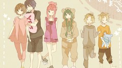 Hatsune miku vocaloid megurine luka kagamine len kagamine rin 