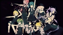 Hatsune miku vocaloid megurine luka kagamine len kagamine rin 