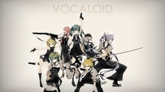 Hatsune miku vocaloid megurine luka kagamine len kagamine rin 