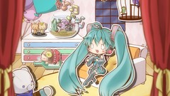 Hatsune miku vocaloid megurine luka kagamine len kagamine rin 