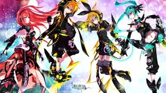 Hatsune miku vocaloid megurine luka kagamine len kagamine rin