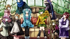 Hatsune miku vocaloid megurine luka kagamine len kagamine rin 