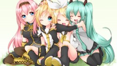Hatsune miku vocaloid megurine luka kagamine len kagamine rin