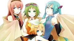 Hatsune miku vocaloid megurine luka kagamine rin