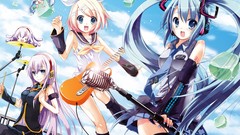 Hatsune miku vocaloid megurine luka kagamine rin hachune miku 