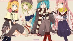 Hatsune miku vocaloid megurine luka kagamine rin Megpoid Gumi