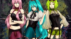 Hatsune miku vocaloid megurine luka Megpoid Gumi