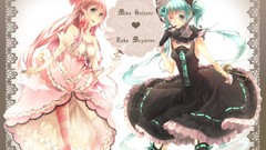 Hatsune miku vocaloid megurine luka striped legwear