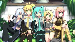 Hatsune miku vocaloid megurine luka yowane haku kagamine rin 