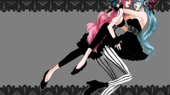 Hatsune miku vocaloid megurine luka yuri