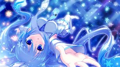 Hatsune miku vocaloid mikeou yuki miku detached sleeves thigh 