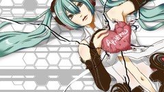 Hatsune miku vocaloid miku append twintails Vocaloid Append