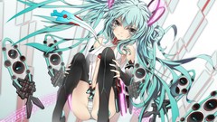 Hatsune miku vocaloid miku append underwear panties Vocaloid 