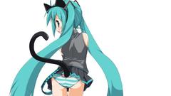 Hatsune miku vocaloid nekomimi animal ears
