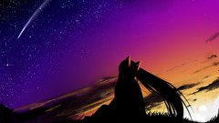 Hatsune miku vocaloid nekomimi twintails kitsunemimi