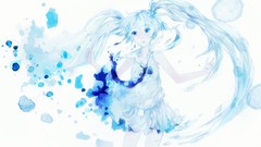 Hatsune miku vocaloid polychromatic