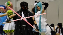 Hatsune miku vocaloid sith cosplay