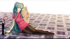 Hatsune miku vocaloid soft shading
