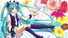 Hatsune miku vocaloid soft shading