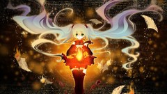 Hatsune miku vocaloid thigh highs