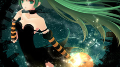 Hatsune miku vocaloid twintails