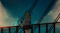 Hatsune miku vocaloid twintails