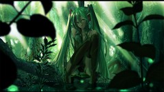 Hatsune miku vocaloid twintails