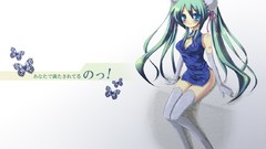 Hatsune miku vocaloid twintails
