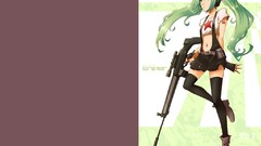 Hatsune miku vocaloid twintails