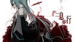Hatsune miku vocaloid twintails