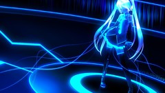 Hatsune miku vocaloid twintails