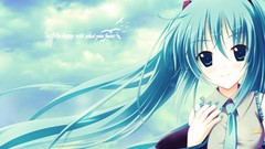 Hatsune miku vocaloid twintails detached sleeves