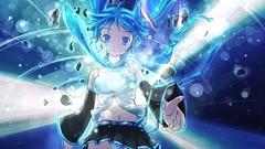 Hatsune miku vocaloid underwear panties upskirt