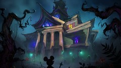 Haunted house artwork Disney Company