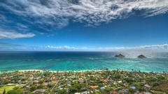 Hawaii Beaches aerial