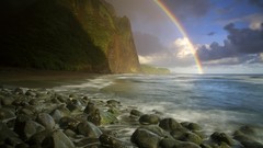 Hawaii Beaches rainbows