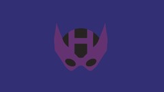 Hawkeye minimalistic marvel comics