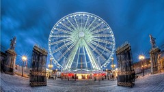 HDR Photography ferris wheels