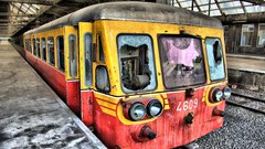 HDR Photography train stations